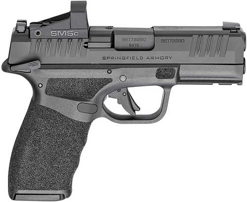 <span style="font-weight:bolder; ">Springfield</span> Hellcat Pro OSP w/Shield SMSC Compact Semi-Automatic Pistol 9mm Luger 3.7" Barrel (1)-15Rd Magazine Black Melonite Finish