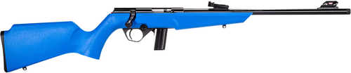 Rossi RB22 Compact Bolt Action Rifle .22 Long Rifle 16" Barrel (1)-10Rd Magazine Blue Monte Carlo Synthetic Stock Matte Black Finish