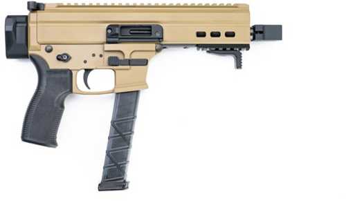 UTAS UT9M-BK6 Semi-Automatic Pistol 9mm Luger 6" Barrel (1)-33Rd Magazine Flat Dark Earth Finish