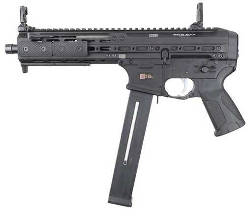 LWRC SMG Semi-Automatic Pistol .45 ACP 8.5" Barrel (2)-25Rd Magazines Black Polymer Finish