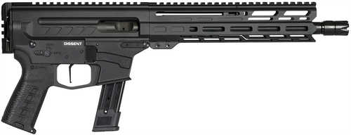 CMMG Dissent MKGS Semi-Automatic Pistol 9mm Luger 10.5" Barrel (1)-33Rd Magazine Black Finish