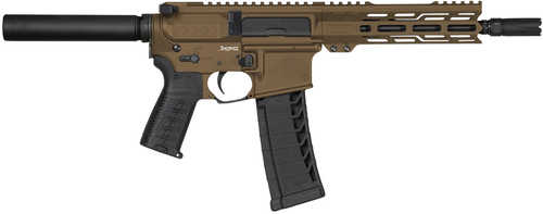 CMMG Banshee MK4 Semi-Automatic Pistol .22 Long Rifle 9" Barrel (1)-25Rd Magazine Black Polymer Grips Midnight Bronze Finish