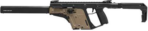 Kriss Vector CRB Semi-Automatic Rifle .22 Long Rifle 16" Barrel (2)-10Rd Magazines Folding Stock Matte Black And Brown Finish