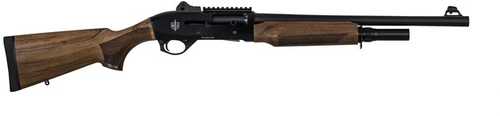 Military Armament MAC 2 Tactical Semi-Automatic Shotgun 12 Gauge 3" Chamber 18.5" Barrel 4 Round Capacity Turkish Walnut Stock Black Anodized Finish