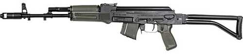Arsenal SAM7SF Semi-Automatic Rifle 7.62x39mm 16.33" Barrel (1)-10Rd Magazine OD Green Magazine And Furniture Black Finish