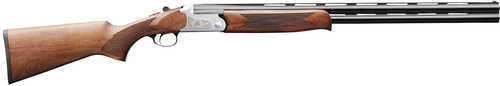 Charles Daly 202 Break Open Over & Under Shotgun 28 Gauge 3" Chamber 26" Barrel 2 Round Capacity Walnut Stock Silver And Blued Finish
