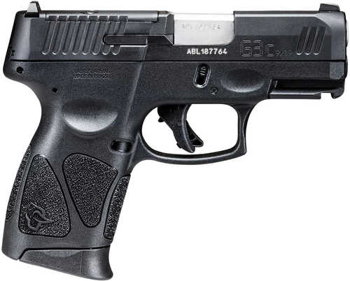 Taurus G3C Compact Semi-Automatic Pistol 9mm Luger 3.2" Barrel (3)-10Rd Magazines Black & White US Flag Holster Included Black Finish