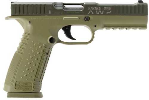 American Precision Strike One Semi-Automatic Pistol 9mm Luger 5" Barrel (2)-17Rd Magazines OD Green Polymer Finish