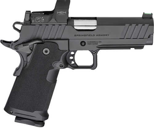 Click to see larger image. Springfield Armory 1911 Prodigy Semi-Automatic Pistol 9mm Luger 4.25" Barrel (1)-17Rd & (1)-20Rd Magazines HEX Dragonfly Optic Included Black Finish