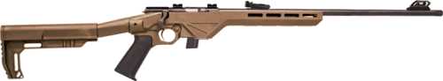 Legacy Citadel Trakr Bolt Action Rifle .22 Long Rifle 18" Barrel (1)-10Rd Magazine Synthetic Stock Flat Dark Earth Finish