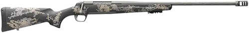 Browning X-Bolt Mountain Pro Tungsten SPR Bolt Action Rifle 6.5 Creedmoor 18" Barrel 4 Round Capacity Accent Graphic Carbon Fiber Stock Tungsten Finish