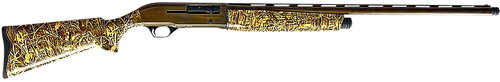 McCoy 1727 Field Semi-Automatic Shotgun 12 Gauge 3.5" Chamber 28" Barrel 4 Round Capacity Grass Camouflage Synthetic Stock Bronze Distressed Finish