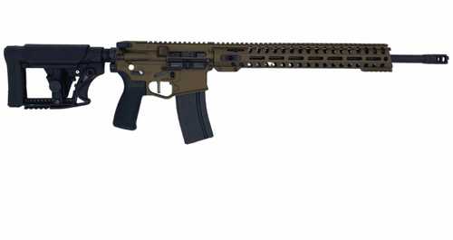 POF USA Renegade+ Semi-Automatic Rifle 6mm ARC 18.5" Barrel (1)-20Rd Magazine Mission First Tactical Stock Burnt Bronze Cerakote Finish