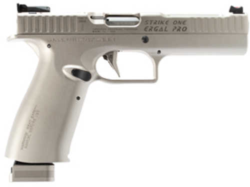 American Precision Strike One Ergal Pro Semi-Automatic Pistol 9mm Luger 5" Barrel (2)-17Rd Magazines Matte Silver Finish