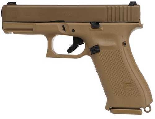 Glock G19X G5 Semi-Automatic Pistol 9mm Luger 4.02" Barrel (1)-17Rd Magazine Glock Night Sights Flat Dark Earth PVD Finish