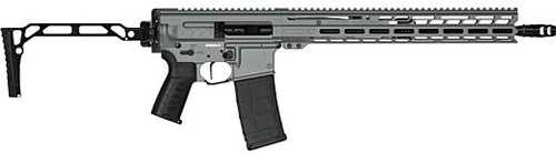 CMMG MK4 Dissent Semi-Automatic Rifle .223 Remington 16.1" Barrel (1)-30Rd Magazine Black Synthetic Stock Tungsten Gray Finish