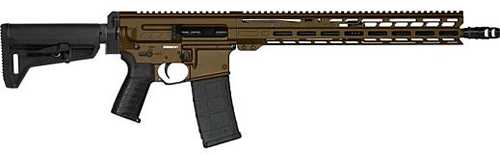 CMMG MK4 Dissent Semi-Automatic Rifle 5.56mm NATO 16.1" Barrel (1)-30Rd Magazine Black Synthetic Stock Midnight Bronze Cerakote Finish