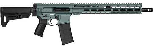 CMMG MK4 Dissent Semi-Automatic Rifle .300 AAC Blackout 16.1" Barrel (1)-30Rd Magazine Black Synthetic Stock Charcoal Green Finish