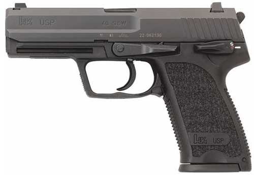 <span style="font-weight:bolder; ">Heckler</span> & Koch USP40 V1 Semi-Automatic Pistol .40 S&W 4.25" Barrel (3)-13Rd Magazines Black Polymer Finish
