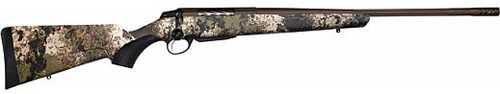 Tikka T3X Lite Left Handed Bolt Action Rifle 7mm Remington Magnum 24.3" Barrel (1)-3Rd Magazine Veil Wideland Camouflage Stock Bronze Finish