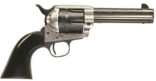 Taylor's & Company Uberti 1873 Single Action Revolver .357 Magnum 5.5" Barrel 6 Round Capacity Walnut Grip Coin Finish