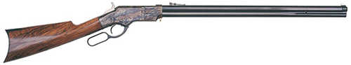 Taylor's & Company Uberti 1860 Henry Lever Action Rifle .44-40 Winchester 24.25" Barrel 13 Round Capacity Walnut Stock Blue Barrel with Steel Case Hardened Frame Finish