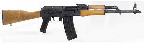 Century Arms WASR-3 Romanian Semi-Automatic AK Rifle 5.56mm NATO 16" Barrel (1)-30Rd Magazine Wood Stock Black Finish