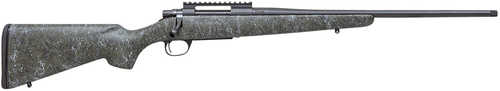 Howa M1500 Super Lite Bolt Action Rifle .243 Winchester 20" Barrel 5 Round Capacity Green With Gray & Black Webbing Carbon Fiber Stock Blued Finish