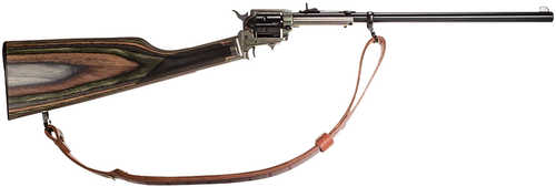 Heritage Rough Rider Rancher Single Action Revolver .22 Long Rifle 16.12" Barrel 6 Round Capacity Camo Laminated Stock Case Hardened And Black Finish