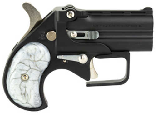 Old West Short Bore Derringer Guardian Package .38 Special 2.75" Barrel 2 Round Capacity Pearl Grips Matte Black Finish