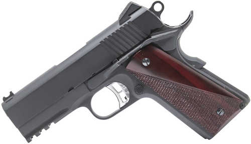 Fusion Firearms 1911 Commander Semi-Automatic Pistol 9mm Luger 3.5" Barrel (1)-7Rd Magazine Red Cocobolo Grips Matte Black Oxide Finish