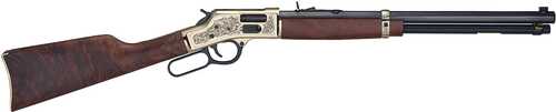 Henry Big Boy Deluxe Lever Action Rifle .45 Colt 20" Barrel (1)-10Rd Magazine American Walnut Stock Blued Finish