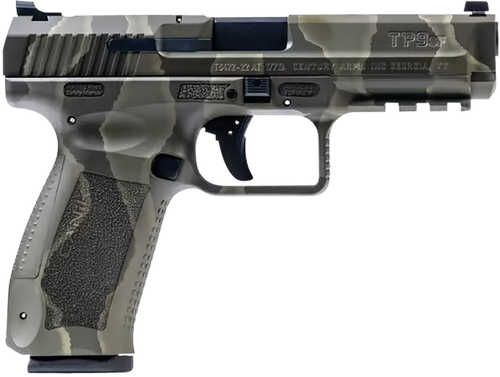 Canik TP9SF Semi-Automatic Pistol 9mm Luger 4.46" Barrel (2)-18Rd Magazines Reptile Green Finish