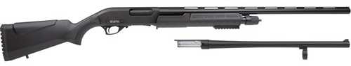 Rock Island Armory Combo Field Pump Action Shotgun 12 Gauge 3" Chamber 24" & 28" Barrel 5 Round Capacity Synthetic Stock Black Finish