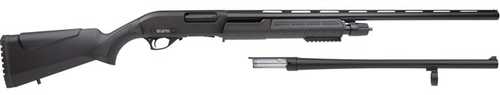 Rock Island Armory Combo Field Pump Action Shotgun 12 Gauge 3" Chamber 18" & 28" Barrel 5 Round Capacity Synthetic Stock Black Finish