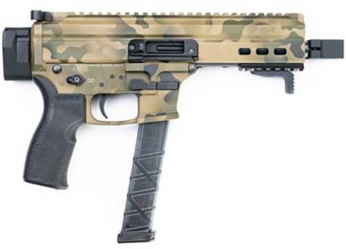 Utas UT9M-BK6 Semi-Automatic Pistol 9mm Luger 6" Barrel (1)-33Rd Magazine Synthetic Stock Green Camouflage Finish