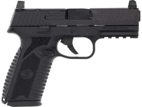 FN 510 MRD Semi-Automatic Pistol 10mm Auto 4.1" Barrel (2)-15Rd Magazines Fixed Sights Black Polymer Finish