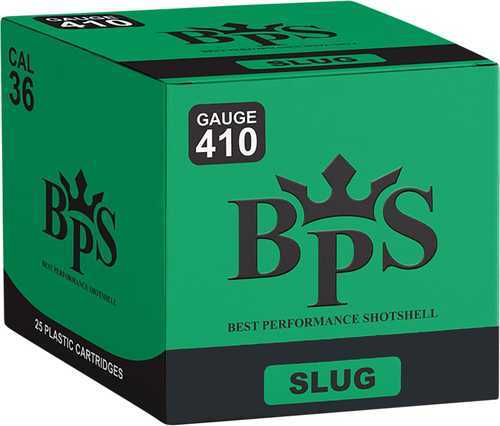 BPS Slug .410 Gauge 2.5" 4/15 oz 4 Shot 25 Per Box