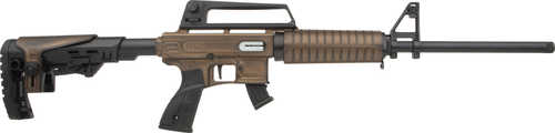 Rock Island Armory TM22 Feather Semi-Automatic Rifle .22 Long Rifle 18" Barrel (2)-10Rd Magazines Adjustable Stock Black And Brown Finish