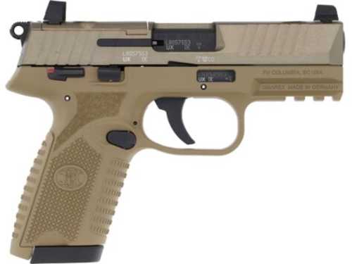 FN America 502 MRD Semi-Automatic Pistol .22 Long Rifle 4" Barrel (2)-10Rd Magazines Flat Dark Earth Polymer Finish