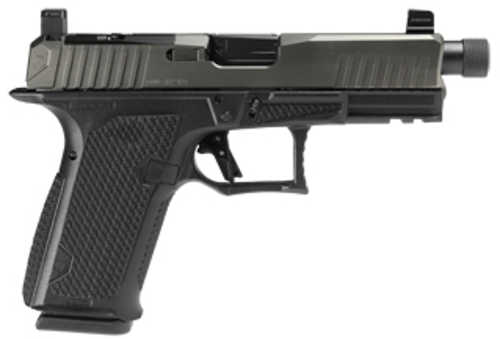 Lone Wolf Distributors Dusk19 Compact Semi-Automatic Pistol 9mm Luger 4.6" Barrel (1)-15Rd Magazine Gray Slide Black Finish