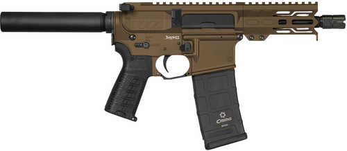 CMMG Inc. Pistol Banshee MK4 Semi-Auto 9mm Luger 5" Barrel (1)-30Rd Magazine Black Polymer Grips Cerakote Midnight Bronze Finish