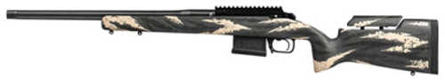 Aero Precision Solus Hunter Bolt Action Rifle .308 Winchester 20" Barrel (1)-5Rd Magazine Adjustable Stock With Black and Tan Pattern Black Cerakote Finish