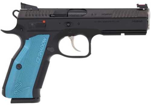 CZ Shadow 2 Custom Semi-Automatic Pistol 9mm Luger 4.89" Barrel (2)-17Rd Magazines Aluminum Grips Black Finish