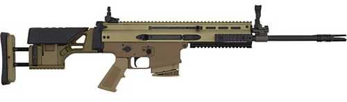 FN America Scar 17S DMR NRCH Semi-Automatic Rifle 6.5 Creedmoor 16.25" Barrel (1)-10Rd Magazine Aluminum Stock Flat Dark Earth Finish