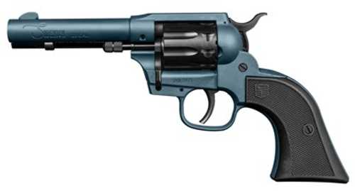 Diamondback Sidekick Double/Single Action Revolver .22 LR/.22 Magnum 4.5" Barrel 9 Round Capacity Comes With 2 Clyinders Black Synthetic Grips Jesse James Civil Defense Blue Finish