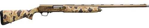 Browning A5 Wicked Wing Semi-Automatic Shotgun 16 Gauge 2.75" Chamber 26" Barrel 4 Round Capacity Vintage Tan Camouflage Stock Burnt Bronze Cerakote Finish