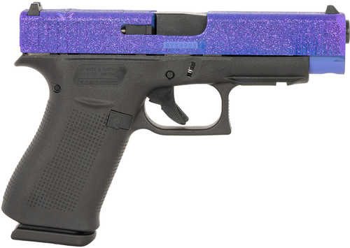 Glock G48 MOS Compact Slim Semi-Automatic Pistol 9mm Luger 4.17" Barrel (1)-10Rd Magazine Glamour Gold Purple Cerakote Slide Black Polymer Finish