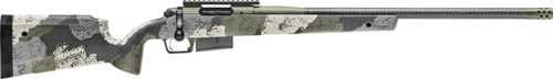 Springfield 2020 Waypoint Bolt Action Rifle 7mm Remington Magnum 24" Barrel (1)-3Rd Magazine Evergreen Camouflage Stock Mil-Spec Green Cerakote Finish