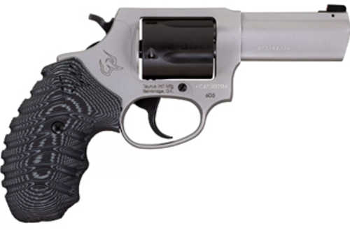 Used Taurus Defender 605 Double/Single Action Revolver .357 Magnum 3" Barrel 5 Round Capacity Black/Gray VZ Grips Black And Silver Finish